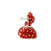 Gehna Jaipur Red Color Ruby Zircon Beads Jhumki Style Earrings For Girls & Women GE03-1224 - Image 3