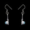 Gehna Jaipur Blue Chalcedony Color Stone Earrings In German Silver  For Girls & Women GE01-1225 - Image 4