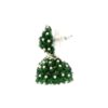 Gehna Jaipur Chrome Tourmaline Zircon Beads Jhumki Style Earrings For Girls & Women GE03-1225 - Image 4