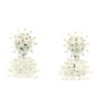 Gehna Jaipur White Moonstone Zircon Beads Jhumki Style Earrings For Girls & Women GE03-1227
