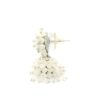 Gehna Jaipur White Moonstone Zircon Beads Jhumki Style Earrings For Girls & Women GE03-1227 - Image 3