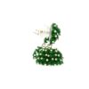 Gehna Jaipur Emerald Green Zircon Beads Jhumki Style Earrings For Girls & Women GE03-1228 - Image 4