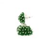 Gehna Jaipur Emerald Green Zircon Beads Jhumki Style Earrings For Girls & Women GE03-1228 - Image 3