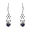 Gehna Jaipur Blue Color Sun Sitara Color Stone Studded Earrings  For Girls & Women GE01-1231