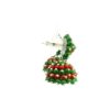Gehna Jaipur Emerald & Ruby Zircon Beads Jhumki Style Earrings For Girls & Women GE03-1232 - Image 4