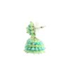 Gehna Jaipur Turquoise & Green Chalcedony Zircon Beads Jhumki Earrings For Girls & Women GE03-1236 - Image 3
