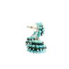 Gehna Jaipur Turquoise & Black Spinel Zircon Beads Jhumki Earrings For Girls & Women GE03-1239 - Image 3
