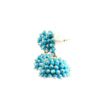 Gehna Jaipur Turquoise Color Zircon Beads Jhumki Style Earrings For Girls & Women GE03-1240 - Image 3