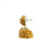 Gehna Jaipur Citrine Color Zircon Beads Jhumki Earring In Silver For Girls & Women GE03-1241 - Image 4