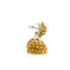 Gehna Jaipur Citrine Color Zircon Beads Jhumki Earring In Silver For Girls & Women GE03-1241 - Image 3