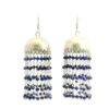 Gehna Jaipur Blue Pyrite Color Bead Jhumki Earrings For Girls & Women GE03-1244