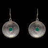 Gehna Jaipur Natural Green Jade Color Stone Earrings In German Silver  For Girls & Women GE01-1245 - Image 4