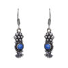 Gehna Jaipur Dumortierite Color Stone Studded Earrings In German Silver  For Girls & Women GE01-1260