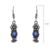 Gehna Jaipur Dumortierite Color Stone Studded Earrings In German Silver  For Girls & Women GE01-1260 - Image 3