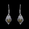 Gehna Jaipur Labradorite Color Stone Studded Earrings In German Silver  For Girls & Women GE01-1262 - Image 3