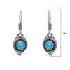 Gehna Jaipur Chalcedony Color Stone Earrings In German Silver  For Girls & Women GE01-1263
