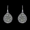 Gehna Jaipur Peridot Color Stone Studded Earrings In German Silver  For Girls & Women GE01-1265 - Image 5