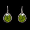Gehna Jaipur Peridot Color Stone Studded Earrings In German Silver  For Girls & Women GE01-1265 - Image 4