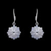Gehna Jaipur Turquoise Color Stone Earrings In German Silver  For Girls & Women GE01-1266 - Image 5
