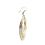 Gehna Jaipur White Color 925 Silver Elegant Swirl Earrings For Girls & Women FE-1266 - Image 3
