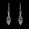 Gehna Jaipur Citrine Color Stone Studded Earrings In German Silver  For Girls & Women GE01-1267 - Image 4