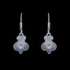 Gehna Jaipur Natural White Moonstone Earrings In German Silver  For Girls & Women GE01-1273 - Image 4