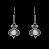 Gehna Jaipur Natural White Moonstone Earrings In German Silver  For Girls & Women GE01-1273 - Image 3