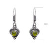 Gehna Jaipur Peridot Color Stone Studded Earrings In German Silver  For Girls & Women GE01-1275