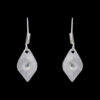 Gehna Jaipur White Moonstone Earrings In German Silver  For Girls & Women GE01-1278 - Image 4