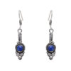 Gehna Jaipur Lapis Lazuli Color Stone Earrings In German Silver  For Girls & Women GE01-1279