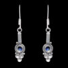 Gehna Jaipur Lapis Lazuli Color Stone Earrings In German Silver  For Girls & Women GE01-1279 - Image 5