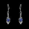 Gehna Jaipur Lapis Lazuli Color Stone Earrings In German Silver  For Girls & Women GE01-1279 - Image 4