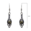 Gehna Jaipur Labradorite Color Stone Studded Earrings In German Silver  For Girls & Women GE01-1280