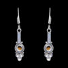 Gehna Jaipur Tiger Eye Color Stone Studded Earrings In German Silver  For Girls & Women GE01-1281 - Image 5