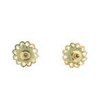 Gehna Jaipur Elegant Turquoise And Pearl Earrings  For Girls & Women FE-1282 - Image 4