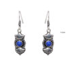 Gehna Jaipur Dumortierite Color Stone Studded Earrings In German Silver  For Girls & Women GE01-1283 - Image 3