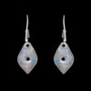 Gehna Jaipur Black Spinel Color Stone Earrings In German Silver  For Girls & Women GE01-1284 - Image 5