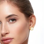 Gehna Jaipur Elegant Gold And Silver Earrings  For Girls & Women FE-1284 - Image 2