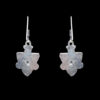 Gehna Jaipur Natural Green Onyx Color Stone Earrings In German Silver  For Girls & Women GE01-1285 - Image 4
