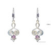Gehna Jaipur Rose Quartz Color Stone Earrings In German Silver  For Girls & Women GE01-1289