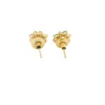 Gehna Jaipur Multicolor Stone Studded Elegant Floral Stud Earrings  For Girls & Women FE-1293 - Image 4