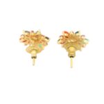 Gehna Jaipur Pearl And Multicolor Stone Studded Earrings  For Girls & Women FE-1297 - Image 4