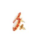 Gehna Jaipur Pearl And Red Jasper Stone Studded Earrings  For Girls & Women FE-1299 - Image 5