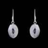 Gehna Jaipur Amethyst Color Stone Earrings In German Silver  For Girls & Women GE01-1301 - Image 2
