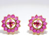 Gehna Jaipur Elegant Tourmaline Stone Studded Earrings  For Girls & Women FE-1302 - Image 2