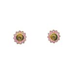 Gehna Jaipur Elegant Tourmaline Stone Studded Earrings  For Girls & Women FE-1302 - Image 5