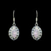 Gehna Jaipur Rose Quartz Color Stone Earrings In German Silver  For Girls & Women GE01-1302 - Image 4
