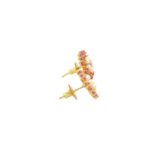 Gehna Jaipur Pearl And Tourmaline Stone Studded Earrings  For Girls & Women FE-1306 - Image 4