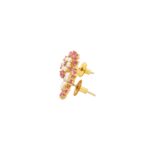 Gehna Jaipur Pearl And Tourmaline Stone Studded Earrings  For Girls & Women FE-1306 - Image 5