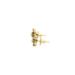 Gehna Jaipur Pearl, Tourmaline, Emerald Stone Studded Earrings  For Girls & Women FE-1309 - Image 3